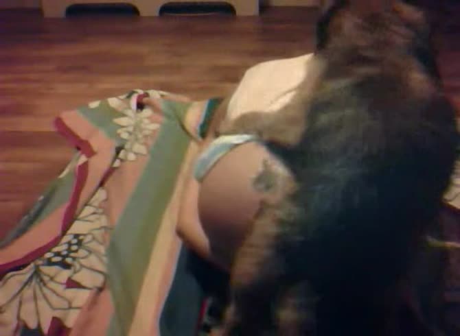 Video :Dog oral sex with kinky girl riding a dog's dick afterwards