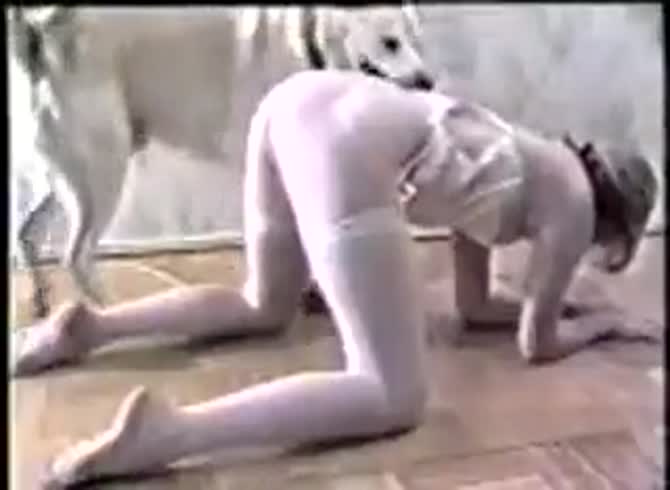 Video :Young teen got dog orgasm inside her pussy after intense sex