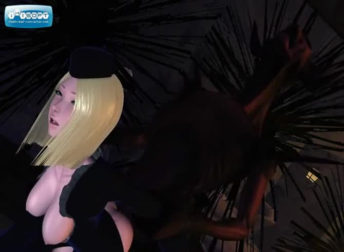 Video :Big monster dick wrecking the pussy of hentai slut